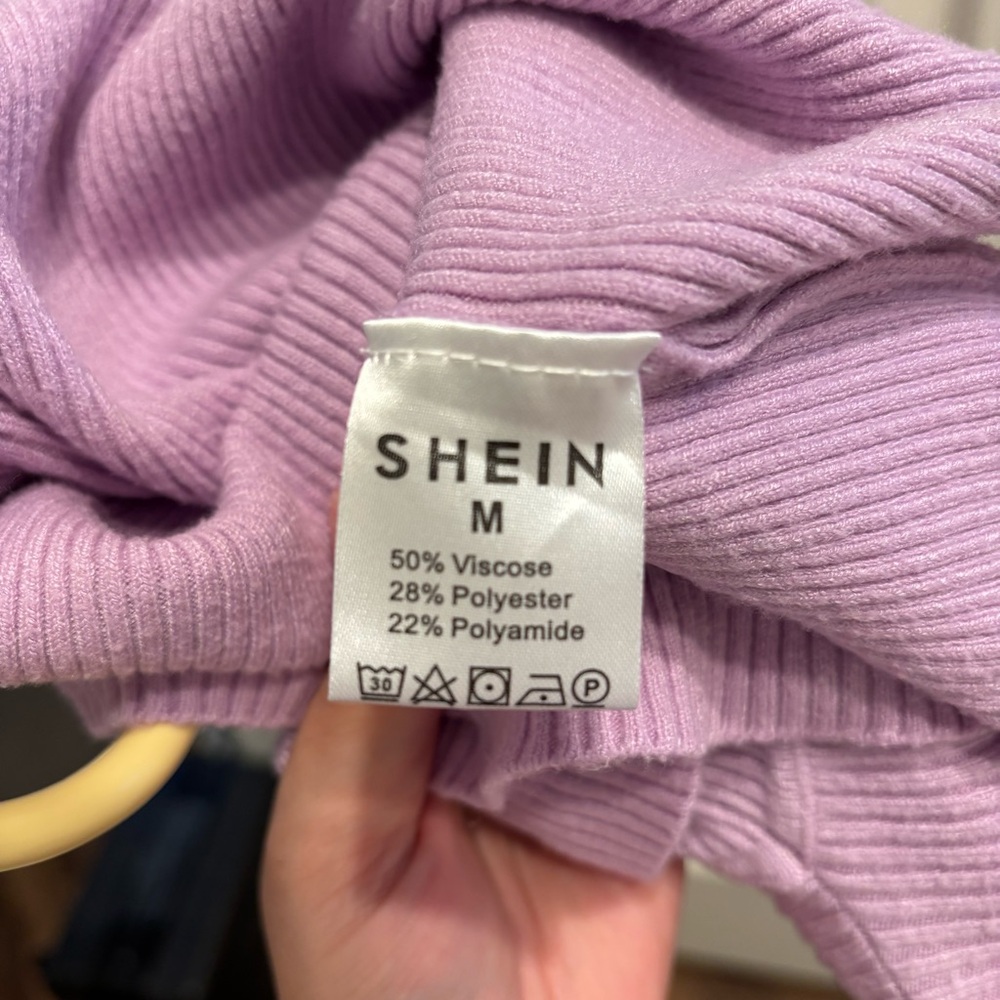 Purple turtle neck top - Picture 5 of 5